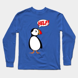 HELP THE PUFFIN Long Sleeve T-Shirt